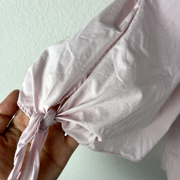 Free People Show Some Shoulder Top Womens Small Pink Blouse Off The Shoulder - Picture 6 of 11